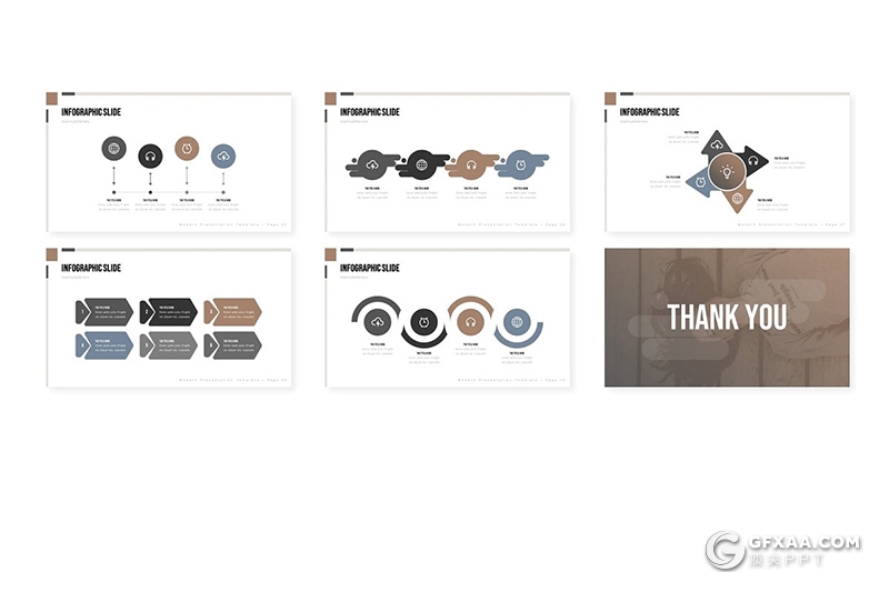 30页商务风格企业团队介绍工作汇报总结PPT模板5种主题配色 - 顶尖PPT