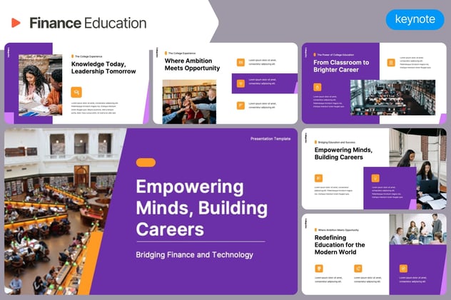 金融教育keynote模板 - 顶尖PPT