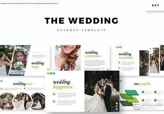 30页婚礼摄影婚礼现场活动策划keynote模板5种主题配色 - 顶尖PPT