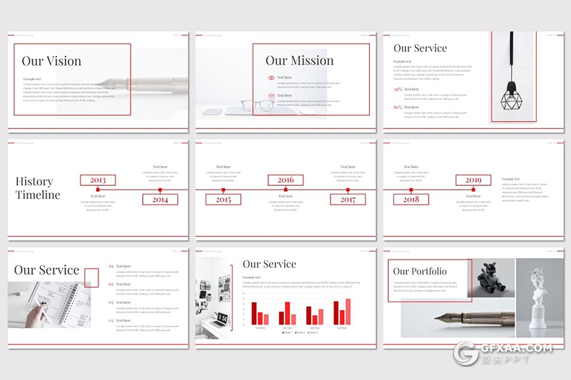 30页扁平化简约文艺风格商务企业介绍工作汇报PPT模板 - 顶尖PPT