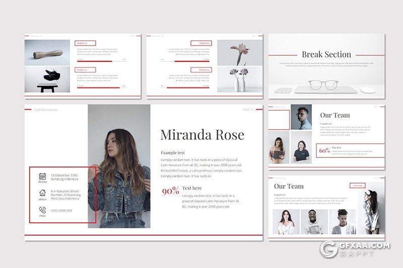 30页扁平化简约文艺风格商务企业介绍工作汇报PPT模板 - 顶尖PPT