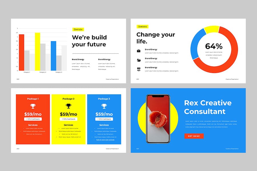 国外商务创意演示Keynote模板 - 顶尖PPT