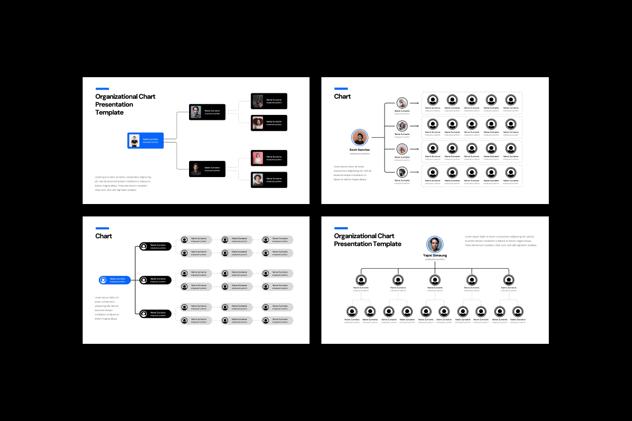 组织结构图企业架构设计PPT模板 - 顶尖PPT