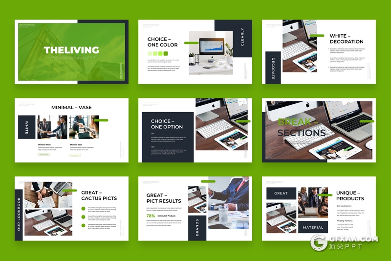 30页商务风格企业宣传介绍项目合作展示PPT模板 - 顶尖PPT