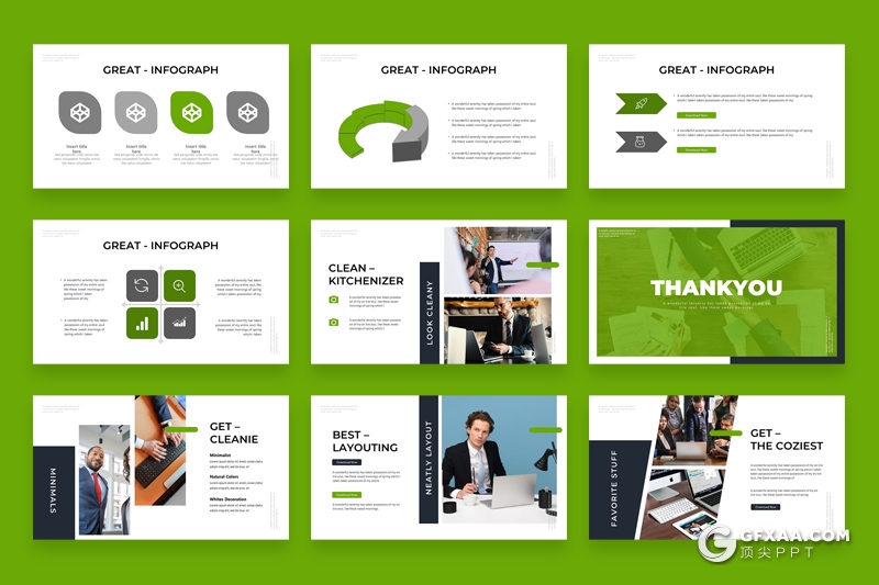 30页商务风格企业宣传介绍项目合作展示PPT模板 - 顶尖PPT