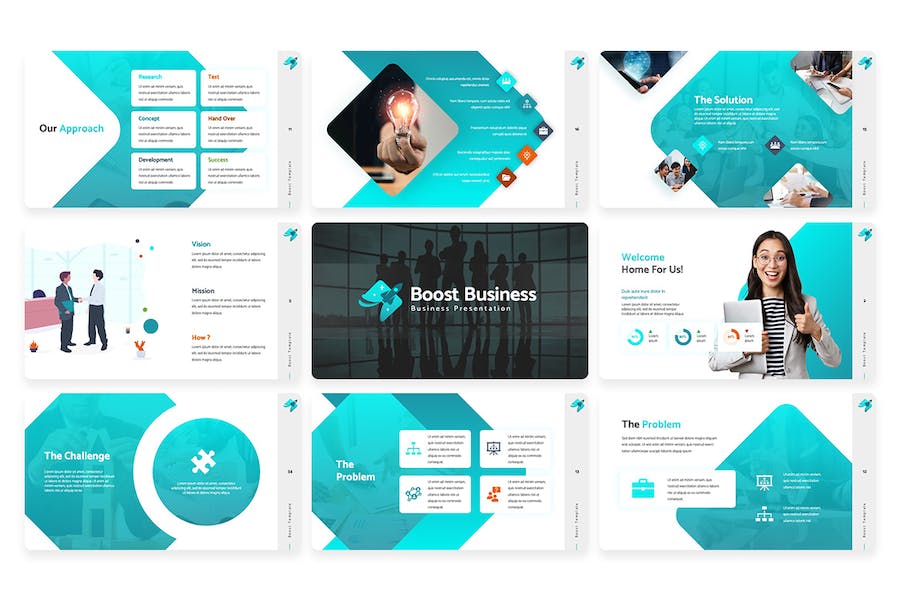 商业发展规划战略分析PPT模板 - 顶尖PPT