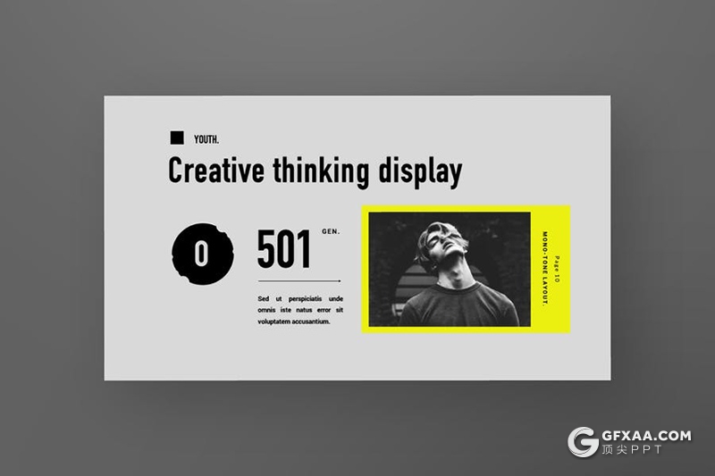 50页流行时尚摄影模特写真图片展示keynote模板 - 顶尖PPT