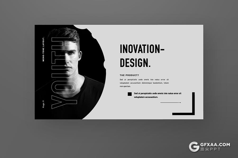 50页流行时尚摄影模特写真图片展示keynote模板 - 顶尖PPT