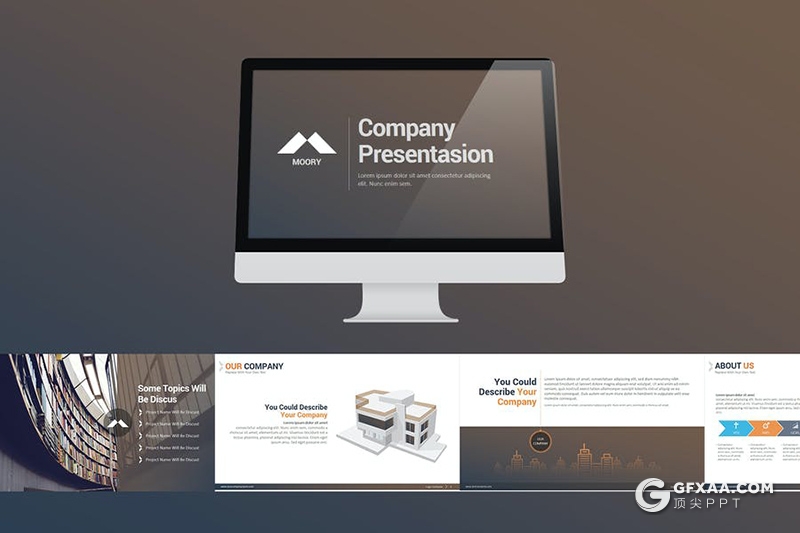 30页公司企业项目介绍工作汇报计划多用途商务keynote模板 - 顶尖PPT