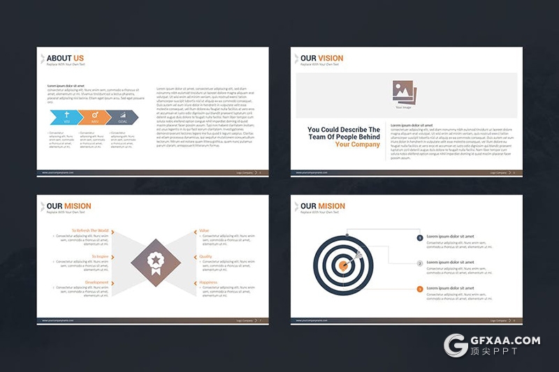 30页公司企业项目介绍工作汇报计划多用途商务keynote模板 - 顶尖PPT