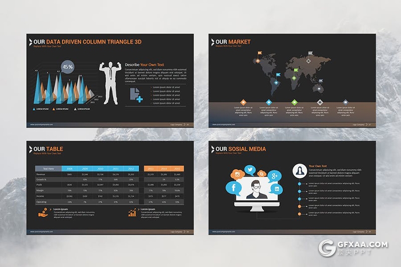 30页公司企业项目介绍工作汇报计划多用途商务keynote模板 - 顶尖PPT