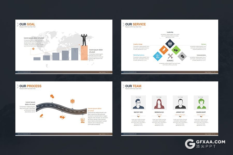 30页公司企业项目介绍工作汇报计划多用途商务keynote模板 - 顶尖PPT