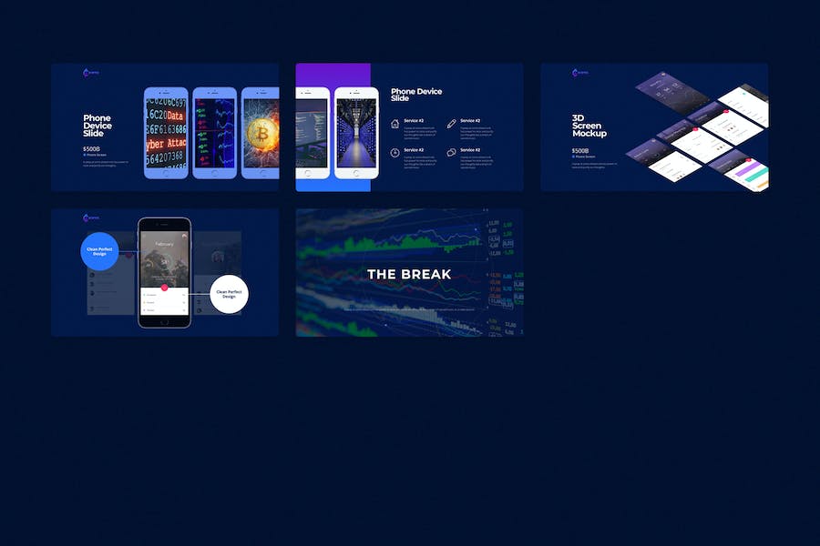 网络科技数字加密技术行业keynote模板 - 顶尖PPT