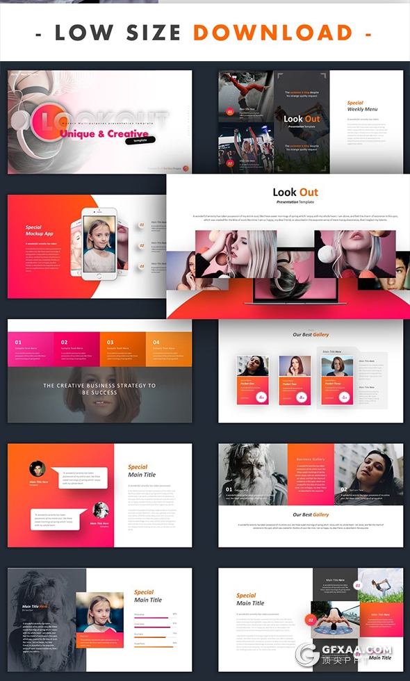 400页国外高端商务PPT模板创意商务信息图形ppt卡通人物数据图标工作汇报企业介绍多用途PPT模板 - 顶尖PPT