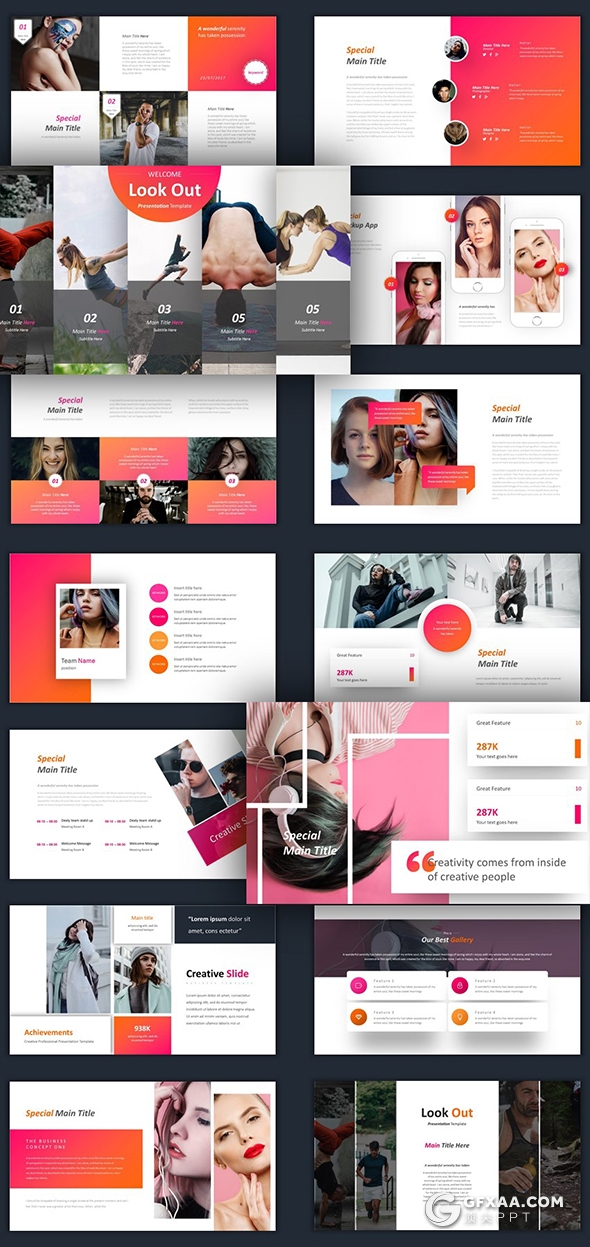 400页国外高端商务PPT模板创意商务信息图形ppt卡通人物数据图标工作汇报企业介绍多用途PPT模板 - 顶尖PPT