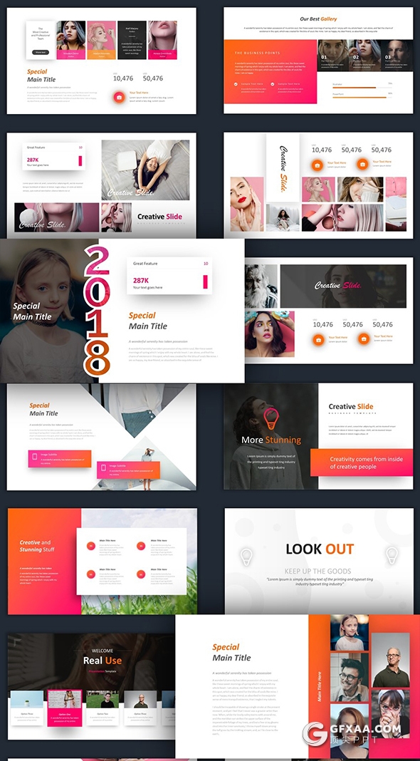 400页国外高端商务PPT模板创意商务信息图形ppt卡通人物数据图标工作汇报企业介绍多用途PPT模板 - 顶尖PPT