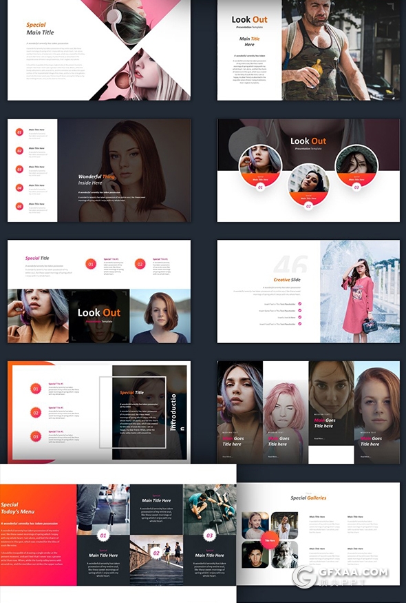 400页国外高端商务PPT模板创意商务信息图形ppt卡通人物数据图标工作汇报企业介绍多用途PPT模板 - 顶尖PPT