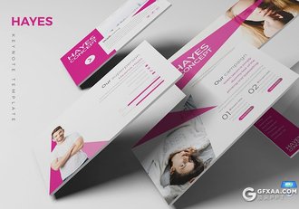 30页时尚女性行业主题keynote模板5种主题配色 - 顶尖PPT