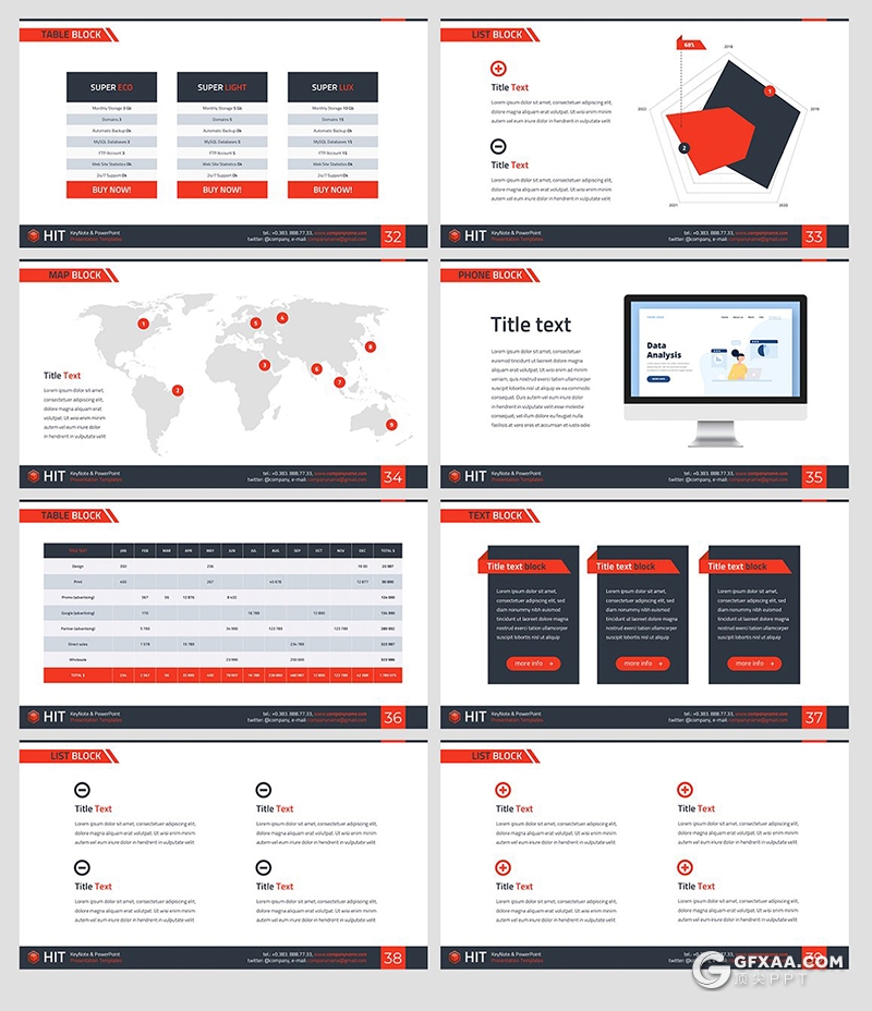 41页扁平化商务风格企业项目规划介绍展示PPT模板 - 顶尖PPT