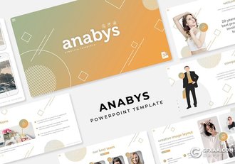 30页渐变色几何图形线条多用途商务PPT模板 - 顶尖PPT