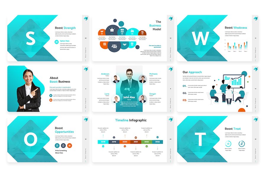 商业发展规划战略分析PPT模板 - 顶尖PPT