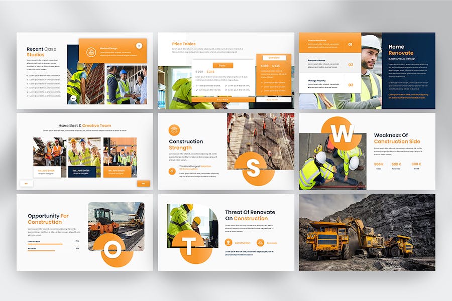 现代建筑PPT模板 - 顶尖PPT