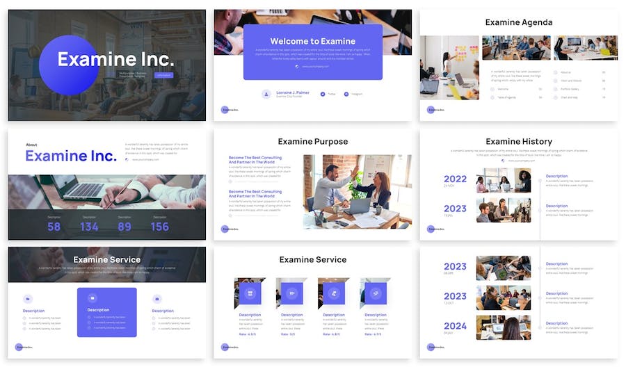 商业商务项目合作企业介绍keynote模板 - 顶尖PPT