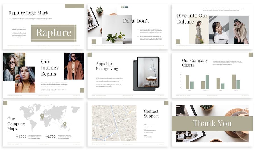 品牌手册设计规范展示PPT模板 - 顶尖PPT