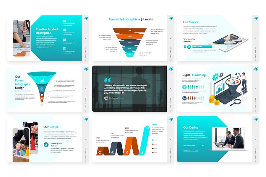 商业发展规划战略分析PPT模板 - 顶尖PPT