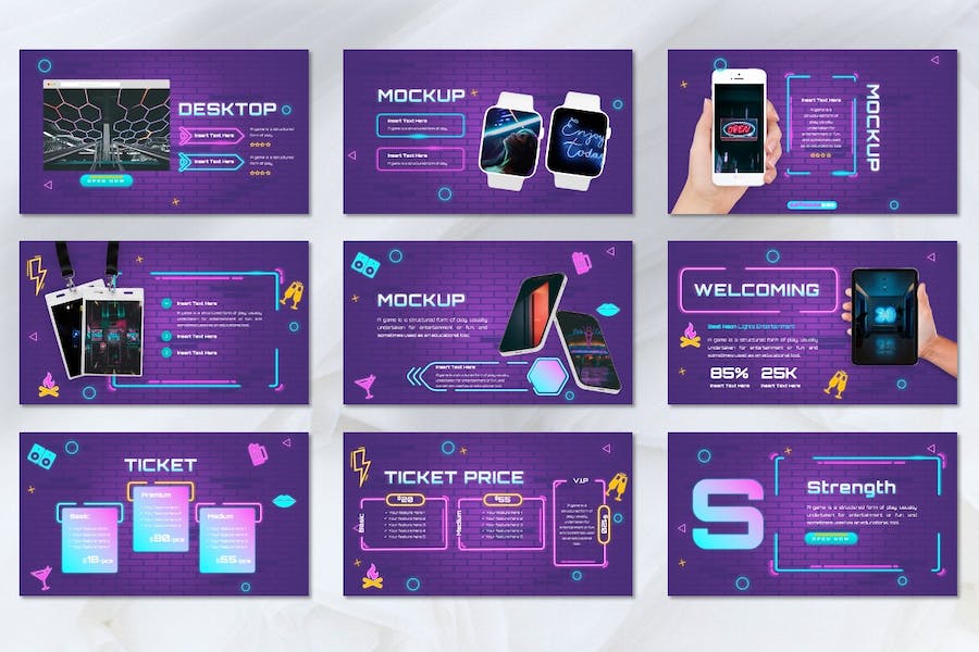 科技创新亮色技术展示方案PPT模板 - 顶尖PPT