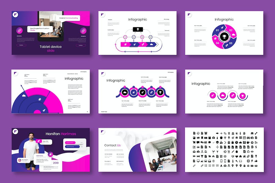 时尚商务合作业务洽谈公司会议PPT模板 - 顶尖PPT
