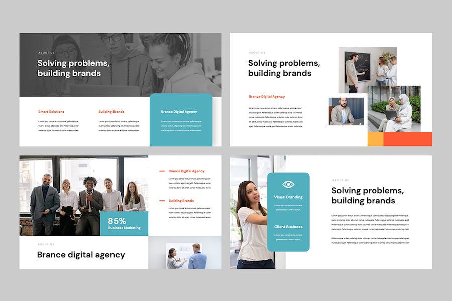 品牌建设商务战略Keynote模板 - 顶尖PPT