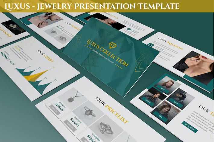 珠宝产品展示销售推介Keynote模板 - 顶尖PPT