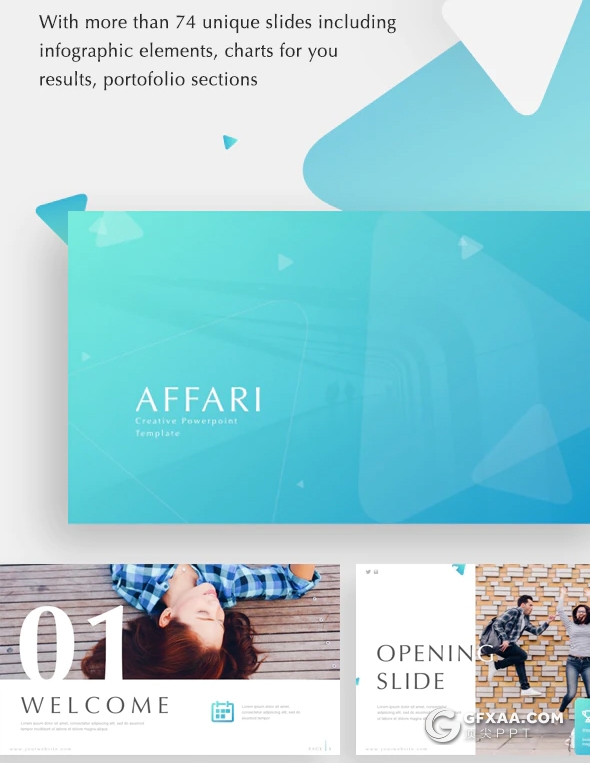 74页国外高端创意商务多用途ppt模板卡通3D立体信息图形PPT模板10种主题配色 - 顶尖PPT