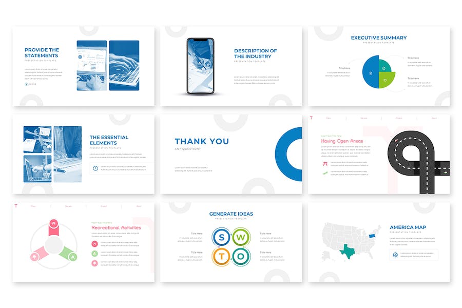企业金融机构年度总结国外PPT模板 - 顶尖PPT