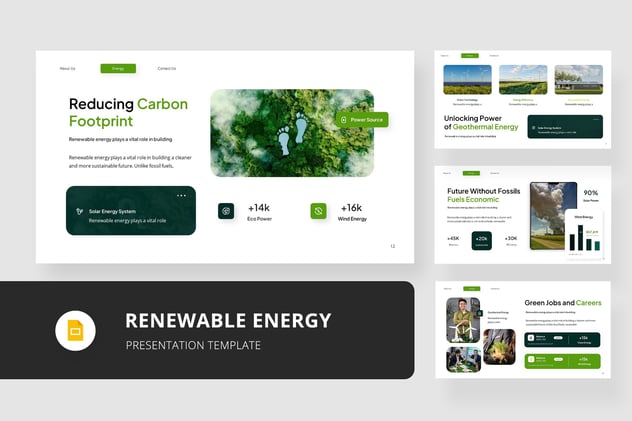可再生能源项目PPT介绍模板 - 顶尖PPT