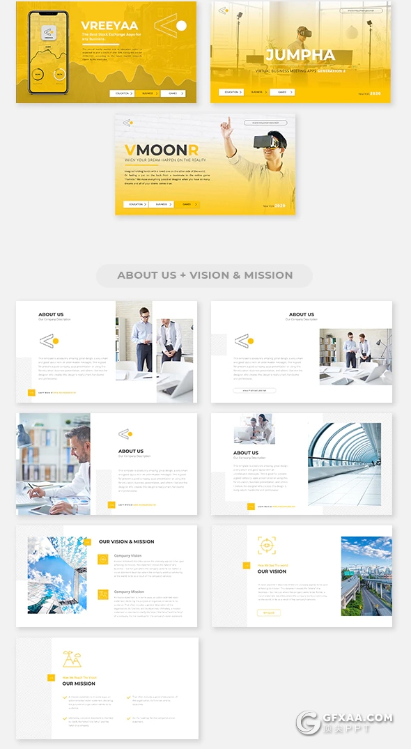 104页VR技术数字应用专业业务演示PPT模板国外高端商务PPT模板 - 顶尖PPT