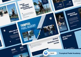 培训课程教育学院推广宣传Keynote模板 - 顶尖PPT