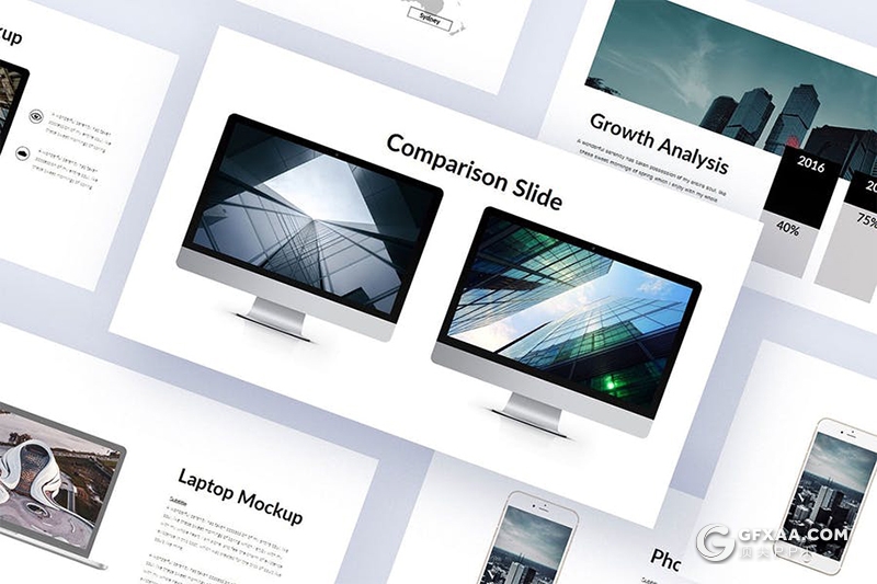 30页国外创意极简商务风格企业宣传通用PPT模板 - 顶尖PPT