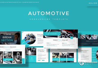 30页汽车宣传参数介绍汽车发布会Google slides模板5种主题配色 - 顶尖PPT