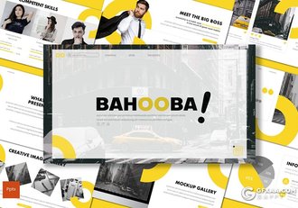 30页创意圆形设计团队人员介绍展示国外商务通用PPT模板5种主题配色 - 顶尖PPT