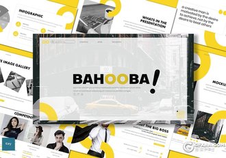 30页创意圆形设计团队人员介绍展示国外商务通用keynote模板5种主题配色 - 顶尖PPT