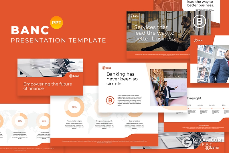 30页红色商业金融行业市场分析展示PPT模板 - 顶尖PPT