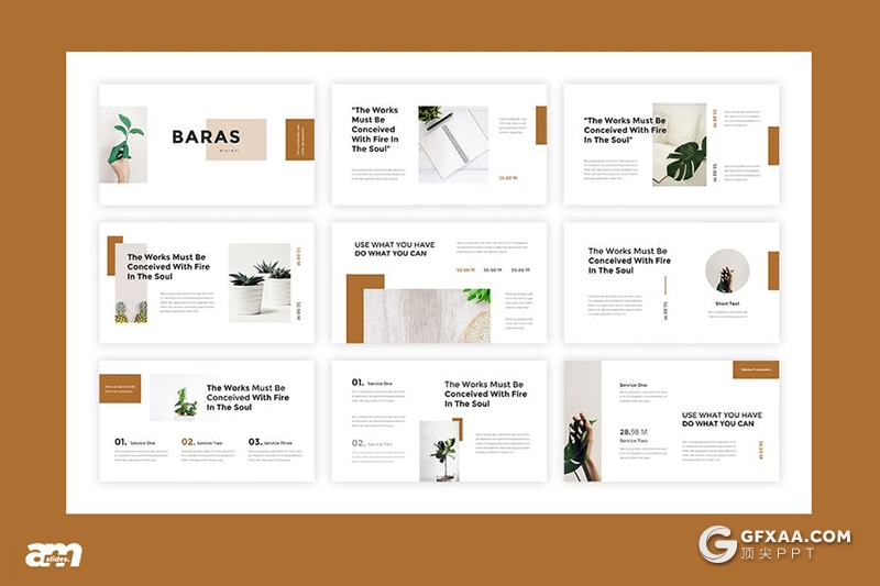 30页极简小清新文艺风格keynote模板 - 顶尖PPT