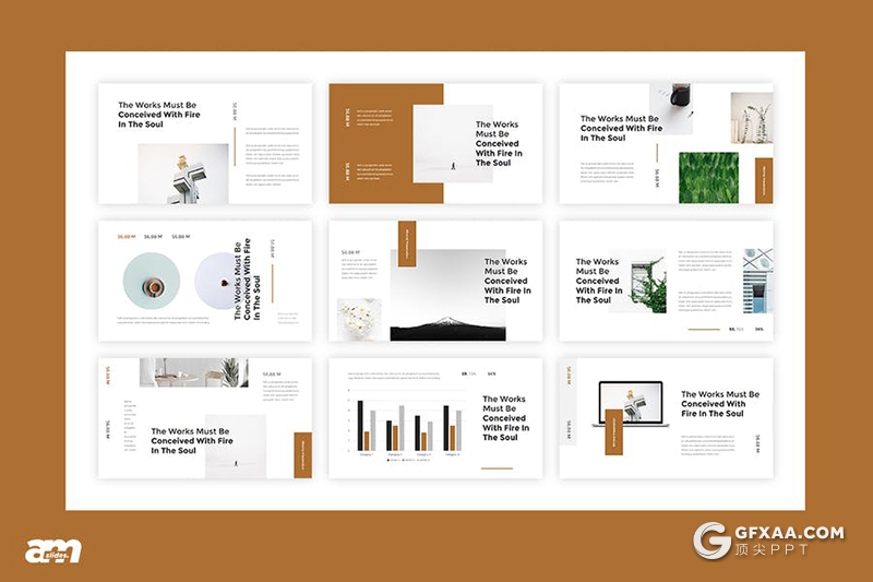 30页极简小清新文艺风格keynote模板 - 顶尖PPT