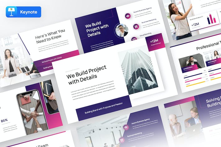 融资融商创业路演Keynote模板 - 顶尖PPT