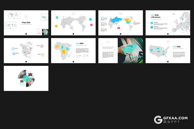 105页国外小清新风格商务图形设计工作汇报计划多用途keynote模板 - 顶尖PPT