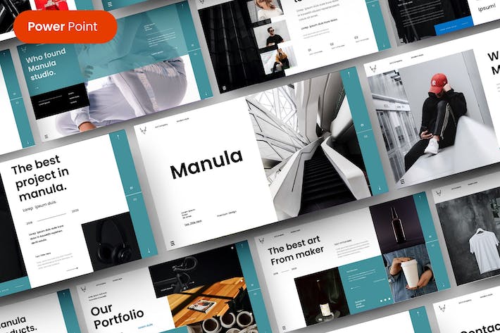 欧美商务风格企业案例展示商业商务通用PPT模板 - 顶尖PPT