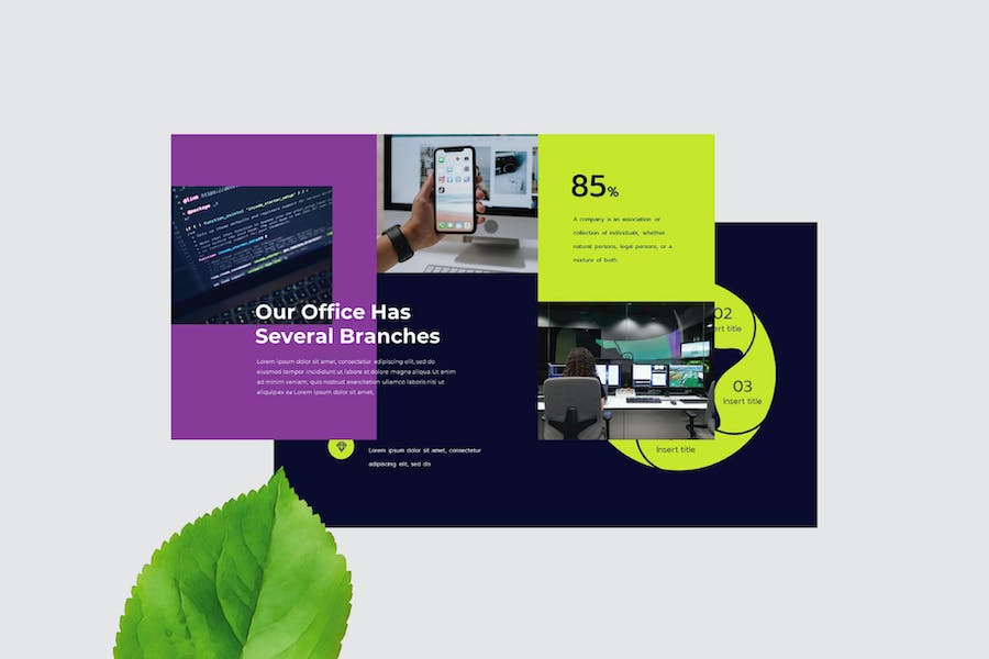 未来科技感企业主题演示PPT模板 - 顶尖PPT