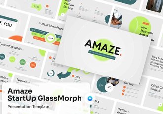 透明玻璃质感商务商业keynote模板 - 顶尖PPT